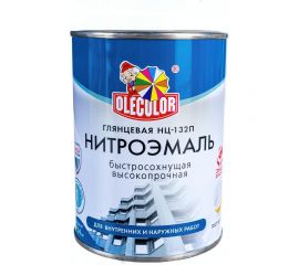 Эмаль OLECOLOR НЦ-132П зеленый, 0.7 кг 4100000057 