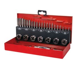 Набор метчиков и плашек Ruko M3-M12 мм HSS-G 31пр 245010 