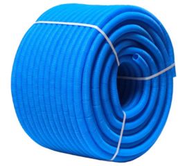 Гофра Uni-Fitt 25 мм, синяя, для труб 16 мм, 50 м 583B2505 