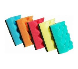 Губки для посуды EUROHOUSE Волна Макси 5 шт 9329 