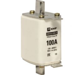 Плавкая вставка EKF ППН-33 160/100А габарит 00 PROxima SQfus-33/160/100 