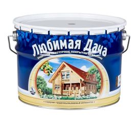 Защитно-декоративное покрытие РОГНЕДА Любимая Дача, рябина, для древесины, 9 л. 1 45320 
