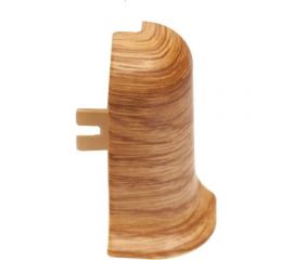 Угол наружный для плинтуса Рико Лео (25 пар; 56 мм; ПВХ; Дуб янтарный) GRACE УТ000010022 