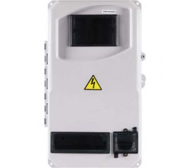 Пластиковый учетно-распределительный навесной корпус KRZMI ВЩУ 3-3/8 дверь IP55 4651117990232 