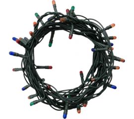 Гирлянда Vilart 220В, 21Вт, 3,5м, 50 ламп, мульти, IP20, шнур зелёный 15-77 