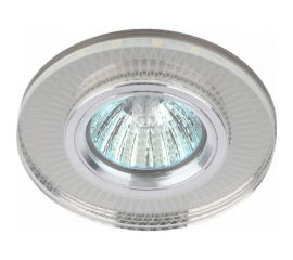 Светильник ЭРА DK LD44 SL 3D декор cо светодиодной подсветкой MR16, зеркальный Б0037355 