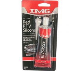 Герметик прокладок IMG термостойкий, красный, 85г MG-402 
