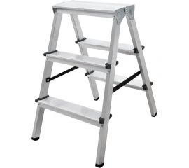 Двухсторонняя стремянка Новая Высота 2х3 ступени 1120203 