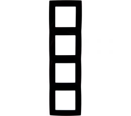 Рамка на 4 поста ЭРА 12-5004-06 12, чёрный Б0014776 