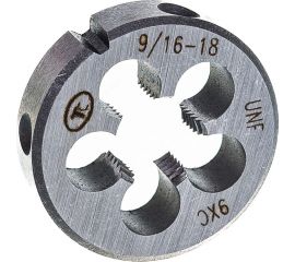 Дюймовая плашка ТехноСталь 9/16-18 UNF 60 9ХС t254065 