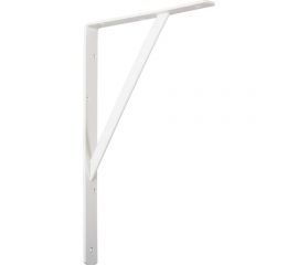 Кронштейн VORMANN Steg усиленный 400х250х30х4 мм, оцинкованный, цвет: белый, 250 кг 00159 400 W 