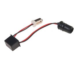 Блокиратор ошибок MEGAPOWER LED CANbus BA9s обманка 1шт 12V 10 100 M-30673 