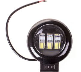 Светодиодная фара SKYWAY OFF ROAD круглая 12V/24V 30W 6000K, дальний свет S08401038 