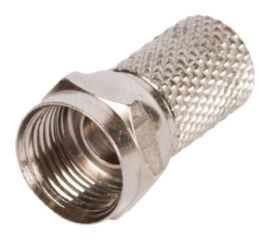 Коннектор F-типа для коаксиальных кабелей RG6 NETLAN 100 шт. EC-CC-F-RG6-T-MT-100 