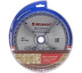 Диск пильный (210x2.5/1.5x32/30 мм; 36T) Белмаш RD118A 