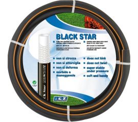 Противоскручивающийся 3-х слойный армированный шланг GF BLACK STAR 15 м, 5/8"", внешнее покрытие из мягкой резины 7073 