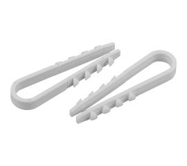Дюбель-хомут для круглого кабеля 19-25 мм белый Б0045089 