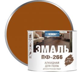 Эмаль PROREMONTT ПФ-266 желто-коричневая, 2.7 кг Лк-00004603 