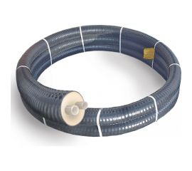 Труба-2 ТВЭЛ-ЭКОПЭКС 6 бар, 2х25х2.3/90 бухта 20 метров, серая 00-00000684 