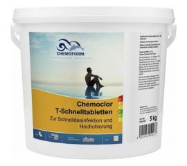 Дезинфицирующее средство CHEMOFORM КЕМОХЛОР Т - быстрорастворимые таблетки 20 г, 5 кг 504105 