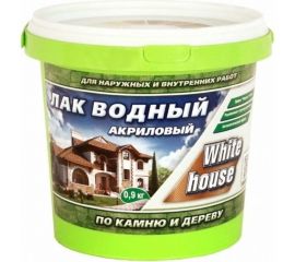 Водный лак по камню и дереву White House (бесцветный; 0.9 кг) 14329 