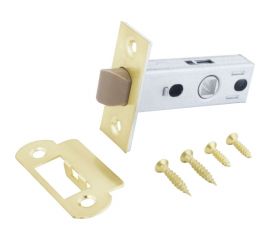 Защелка Аллюр L45-8-P SB (матовое золото; пластик; торцевая планка 25 мм; без ручек) 12331 