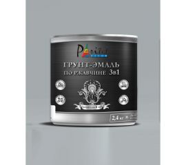 Эмаль-грунт алкидная Paritet 3 в 1 черная 2,4 кг PD-025 