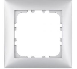 1-постовая рамка LK Studio серебристый металлик 864103-1 