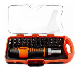 Набор отвертка с битами КВАЛИТЕТ "Сделай сам" 37 предметов 6625833 