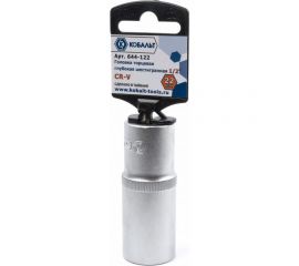 Глубокая торцевая головка КОБАЛЬТ 1/2, 22мм, Cr-V 644-122 