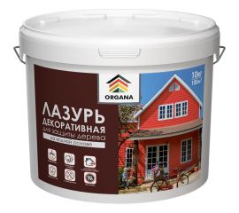 Декоративная лазурь Organa Coloured Varnish 10 кг, асфальт 106855 