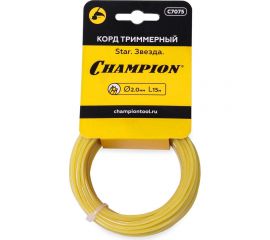 Корд триммерный Star (15 м; 2 мм; звезда) Champion C7075 