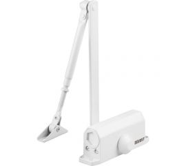 Дверной доводчик ВОЛАТ гидравлический, морозостойкий, 20-60 кг, белый CY-051F 