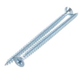 Потайной универсальный шуруп Метизный двор 4,5x80, белый, 7 шт. 4690441019202 