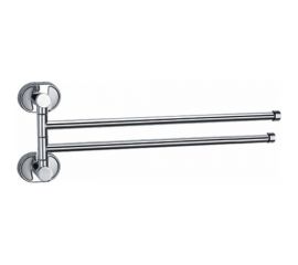 Настенный поворотный держатель для полотенец HAIBA металлический, хром HB1912 