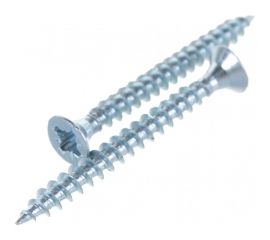Потайной универсальный шуруп Метизный двор 3,5x35, оцинкованный, 1000 шт. 4690441021724 