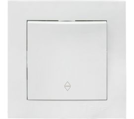 Проходной 1-клавишный выключатель EKF Валенсия, 10А белый PROxima EWV10-025-10 