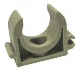 Опора для труб RTP одинарная, D40, серая 10976 