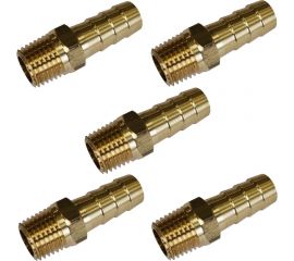 Штуцер пневмо 1/4"" НР - 10 мм, 5 шт HG 1644934 