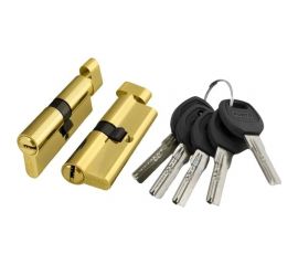 Цилиндровый механизм с вертушкой PUNTO A202/70 mm 30+10+30 PB латунь 5 кл. 30233 