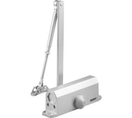 Дверной доводчик ВОЛАТ гидравлический, морозостойкий, 40-80 кг, серебро 35022-80 