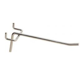 Одинарный крючок на перфорацию ООО ТД Ижпромсервис длина 300 мм, диаметр 5 мм, шаг 50 мм, 20 шт. НФ-00002445 