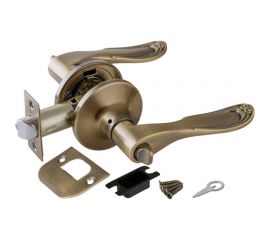 Ручка защелка PUNTO 6030 AB-B фик. бронза 34667 