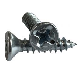 Саморез ZAMETAL 6,3х70 с потайн. гол., крест. шлиц, DIN 7982 оц., 250 шт ZA101777 