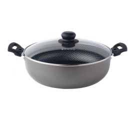 Глубокая жаровня Демидовский 28 стеклянная крышка СД-014 