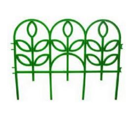 Декоративный заборчик Дачная мозаика Флора "Ажурный" зелёный 10602 