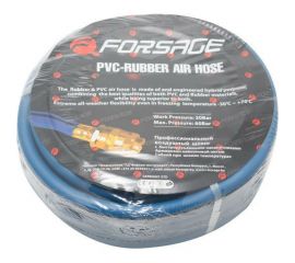 Шланг резиновый воздушный армированный с фитингами (8х14 мм; 10 м) Forsage 7274 