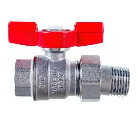 Шаровой кран GEKON ручка-бабочка, 1/2"" вн-американка GK 559 12 