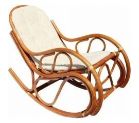 Vinotti Кресло-качалка с подушкой 05/04 Коньяк 