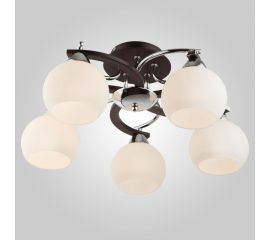 Eurosvet 9654 5 потолочный светильник хром венге 00000065865 